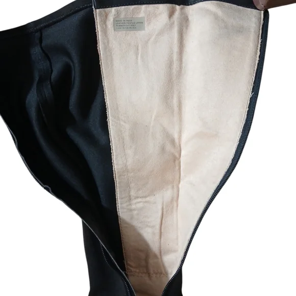 Michael Kors Bromley Black Riding Boots Women’s Knee High Leather Boots … - Picture 8 of 11